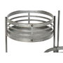 DKD Home Decor Macetero de Metal y Hierro Gris 47x35x72 cm