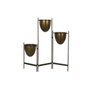 DKD Home Decor Macetero Metálico Cobrizo 35x26,5x105 cm