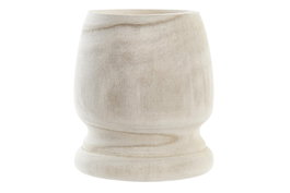 DKD Home Decor Macetero Paulownia 16x16x18 Marrón Natural