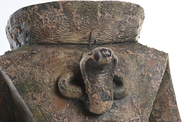 DKD Home Decor Macetero Terraza Y Jardin Gris Marron 26 x 51 x 39 cm