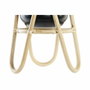 DKD Home Decor Macetero de Bambú y Metal 26x26x40 cm con Maceta
