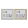 DKD Home Decor Marco Multifoto LUXURY 5 Fotos Dorado y Plateado