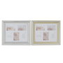 DKD Home Decor Marco Multifoto Colección MIRROR para 5 Fotos, Surtido de Colores