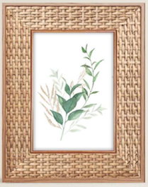 DKD Home Decor Marco de Fotos 20x25 cm Shabby Color Natural