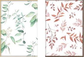 DKD Home Decor Marco de Fotos 10x15 cm Marron Oscuro/Claro MDF (2 Unidades) 20 x 15 x 1 cm
