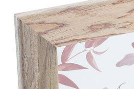 DKD Home Decor Marco de Fotos 20x25 cm Marrón Oscuro Marrón Claro MDF (2 Unidades)