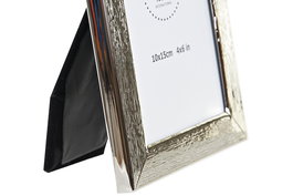 DKD Home Decor Marco de Foto 10x15 Tradicional Plateado Metal 12 x 17 x 2 cm