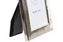DKD Home Decor Marco de Foto 10x15 Tradicional Plateado Metal 12 x 17 x 2 cm