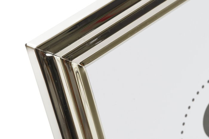 DKD Home Decor Marco de Fotos Tradicional Plateado 20x25 cm Metal