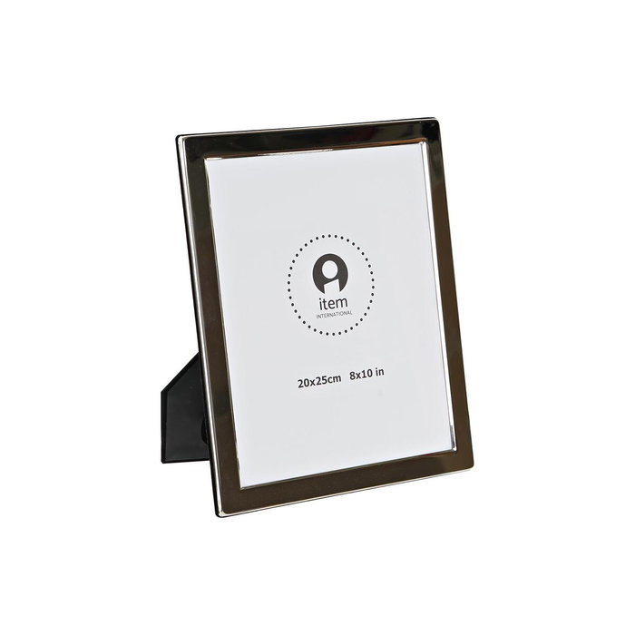 DKD Home Decor Marco de Fotos 20x25 Metal y Cristal Plateado DKD Home Decor Marco de Fotos 20x25 Metal y Cristal Plateado