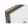 DKD Home Decor Marco de Fotos 20x25 Metal y Cristal Plateado