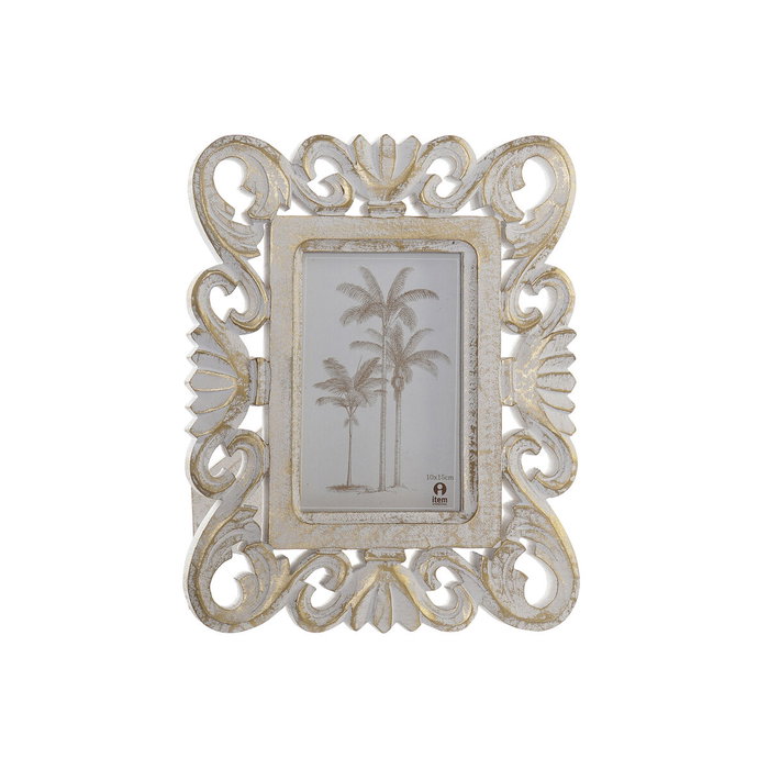DKD Home Decor Marco Foto 10X15 Indio Blanco