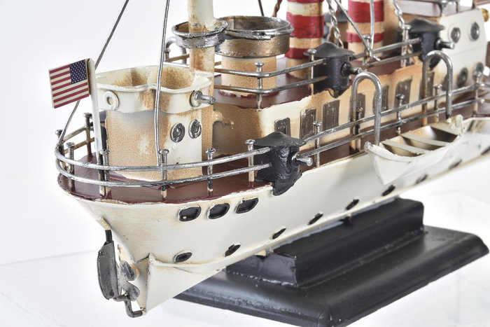 DKD Home Decor Vehiculo Decoracion Vintage Blanco Negro Metal 13 x 22 x 32 cm DKD Home Decor Vehiculo Decoracion Vintage Blanco Negro Metal 13 x 22 x 32 cm