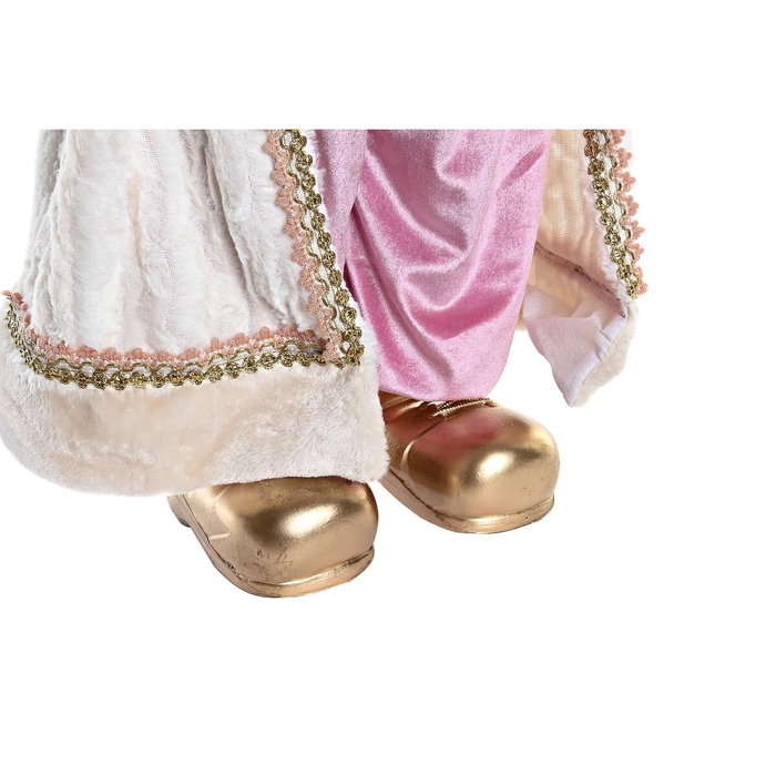 DKD Home Decor Figura Poliéster PVC Rosa y Gris 45x34x83 cm