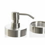 DKD Home Decor Set de Baño de 2 Piezas Plateado y Transparente