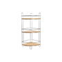 DKD Home Decor Estantería de Pared para Ducha en Bambú Natural