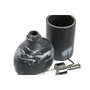DKD Home Decor Set de Baño de 2 Piezas con Acabado de Mármol Negro