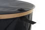 DKD Home Decor Cesta Ropa Basicos Negro Natural 44 x 57 x 44 cm