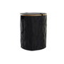 DKD Home Decor Cesta de Ropa Roble y Poliéster Negro 44x44x57 cm
