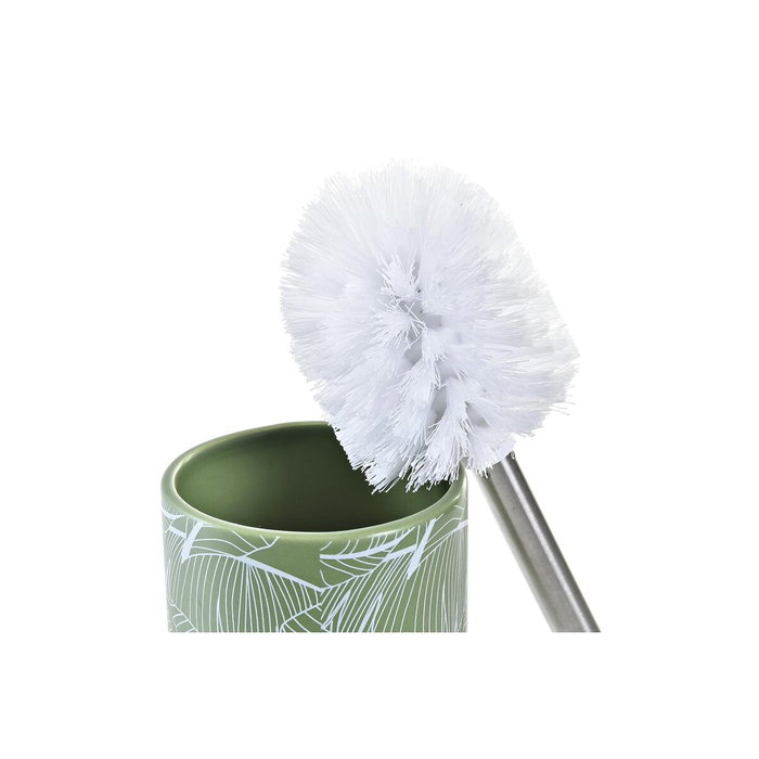 DKD Home Decor Juego de accesorios de baño de 3 piezas Hoja Verde