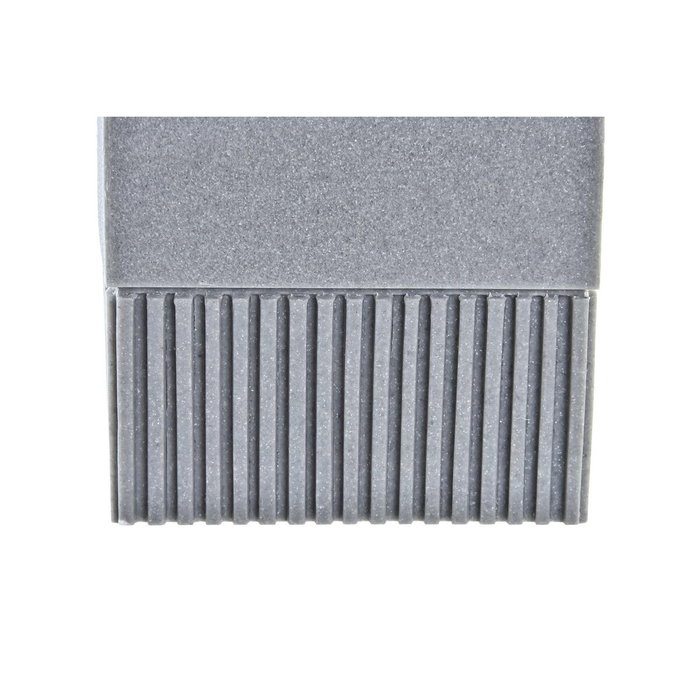 DKD Home Decor Dosificador Gris Plateado 8.5 x 17.3 x 8.5 cm