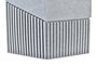 DKD Home Decor Vaso Scandi Gris 7.6 x 10 x 7.6 cm