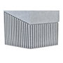 DKD Home Decor Vaso de Resina Gris 7,6x7,6x10 cm