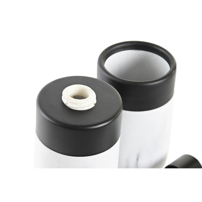 DKD Home Decor Set de Baño de 2 Piezas en Resina y Metal Mármol Blanco DKD Home Decor Set de Baño de 2 Piezas en Resina y Metal Mármol Blanco
