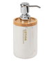 DKD Home Decor Dosificador de Resina y Caucho Mármol Blanco