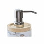 DKD Home Decor Dosificador de Resina y Caucho Mármol Blanco