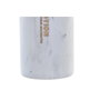 DKD Home Decor Dosificador de Resina y Caucho Mármol Blanco