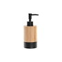 DKD Home Decor Dosificador Bambú PP Natural Negro 7 x 17 x 7 cm