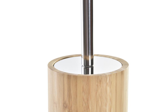 DKD Home Decor Escobillero Basicos Negro Natural 10 x 36.8 x 10 cm