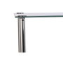 DKD Home Decor Estantería de Acero y Cristal Símil Mármol 40x30x105 cm