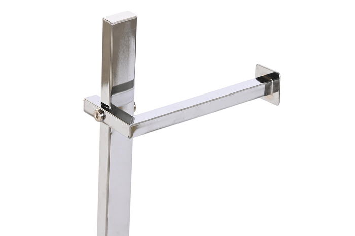 DKD Home Decor Portarrollos Moderno Negro Plateado Acero MDF 119 x 70 x 18 cm