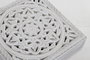 DKD Home Decor Caja de Infusiones Mandala Blanco