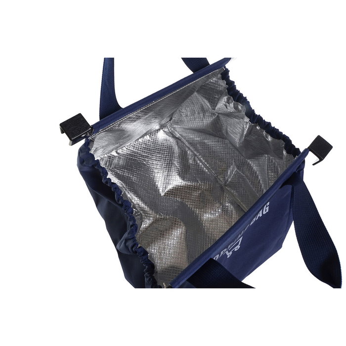 DKD Home Decor Surtido de 2 Bolsas de PVC y Aluminio con Dos Asas