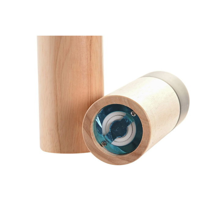 DKD Home Decor Surtido de Pimenteros Rubberwood Inox 5x5x16 cm DKD Home Decor Surtido de Pimenteros Rubberwood Inox 5x5x16 cm