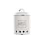 DKD Home Decor Bote para Ajos de Dolomita Blanco