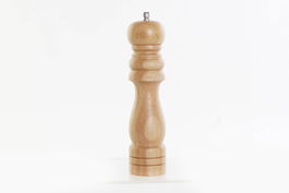 DKD Home Decor Pimentero Natural 5x21x5 cm (4 Unidades) Rubberwood, Inox