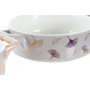DKD Home Decor Set de 4 Cuencos NEW BONE Dorado y Gris