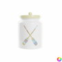 DKD Home Decor Surtido de 4 Botes de Dolomite Salitre Multicolor