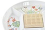 DKD Home Decor Aperitivo Tropical Tropic Garden Gres Bambú Multicolor Natural 23.5 x 7 x 23.5 cm