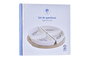DKD Home Decor Set de Aperitivo Salitre 5 Piezas de Gres y Bambú Azul y Natural
