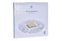 DKD Home Decor Salitre Aperitivo Mediterraneo Gres Bambu Azul Natural 23.5 x 7 x 23.5 cm