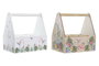 DKD Home Decor Portavasos MDF Tropic Garden, Surtido de 2 unidades