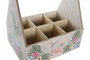 DKD Home Decor Portavasos MDF Tropic Garden, Surtido de 2 unidades