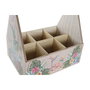 DKD Home Decor Portavasos MDF Tropic Garden, Surtido de 2 unidades