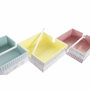 DKD Home Decor Servilletero Vichy Sweet Surtido de 3 Unidades