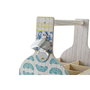 DKD Home Decor Portavasos MDF Africa Gres Azul y Turquesa, Surtido de 2